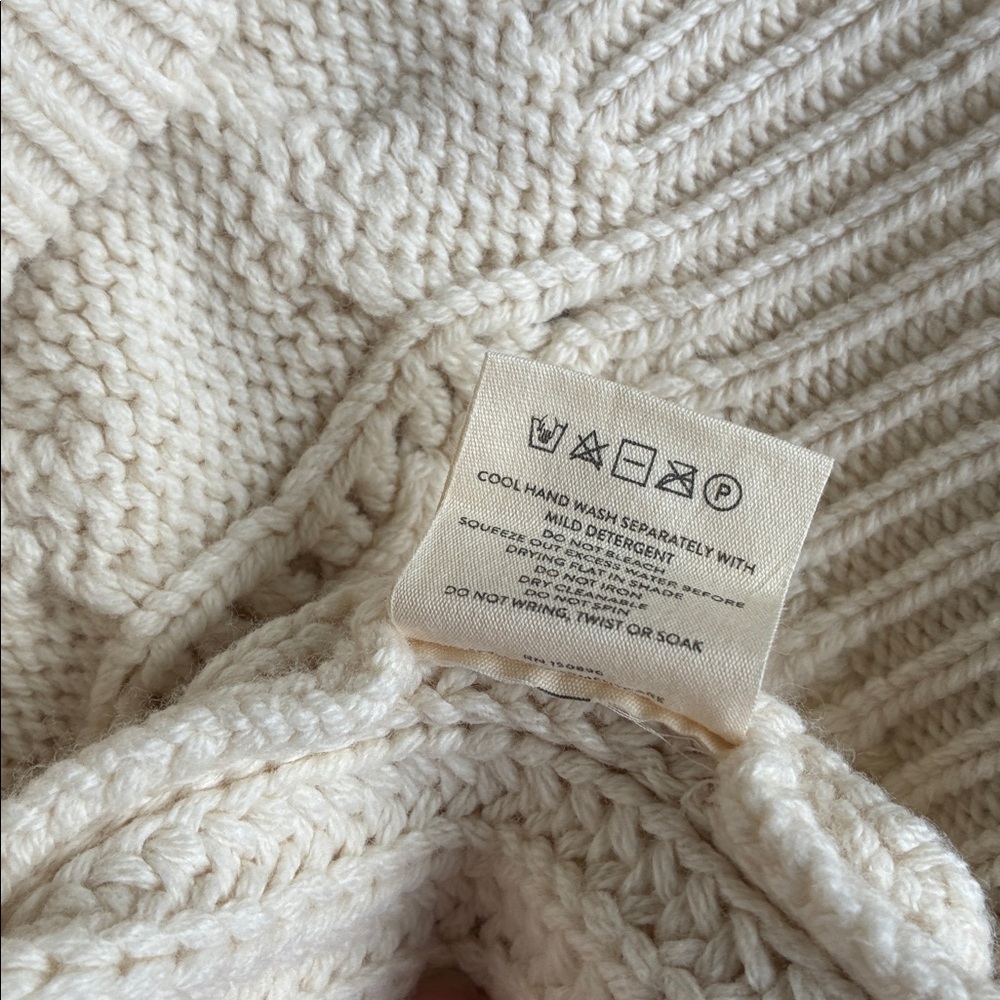 NWT Spell Nomadic Knit Jumper in Cloud size large - Picture 11 of 11